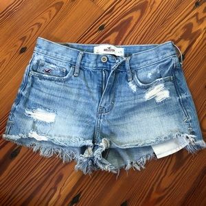 High Waisted Hollister Jean Shorts